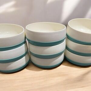 Lot 9 Intage RARE  VACRON‎ Bopp-Decker Aqua Vacuum Plastic Soup Cereal Bowls Mcm